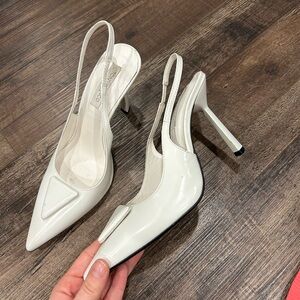 Tony Bianco White Heels